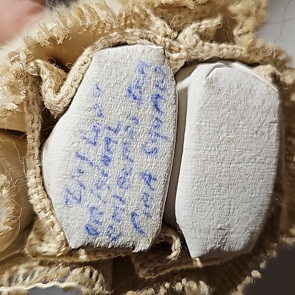 Native American Indian Woman & baby Paper Mache Doll Apache Handmade Vintage - Picture 7 of 10